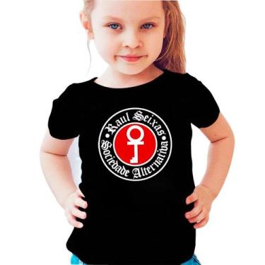 Imagem de Camiseta camisa infantil Raul Seixas sociedade alternativa - Lado B Ro