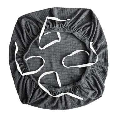 Imagem de DimyFew Capa Elástica Removível para Cadeira de Escritório/computador, Cinza escuro