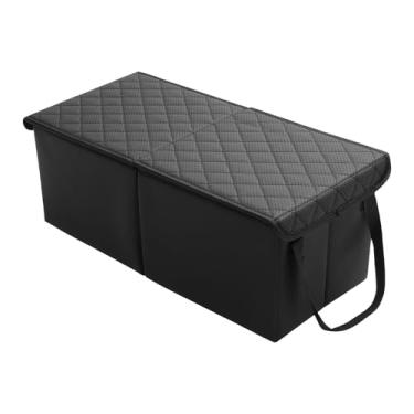 Imagem de Mixsuper Liner Organizador de assento de carro para Subaru Ascent Touring 2019-2026, organizador de console para 7 passageiros, caixa de armazenamento de brinquedos para cães, acessórios de viagem