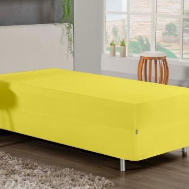 Imagem de Jogo de Cama Solteiro Nobre 2 Peças Luva de Box 55cm de Altura Malha 1