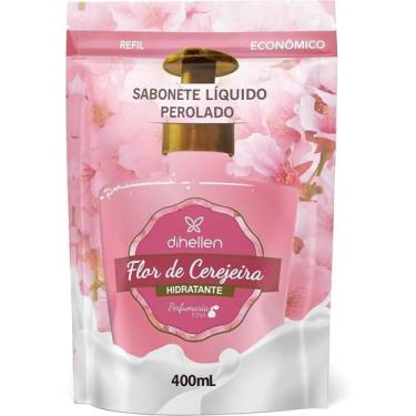 Imagem de Kit c/ 3 Sabonete Liquido Flor De Cerejeira 400ml Dihellen