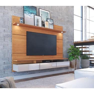 Imagem de Painel Para Tv Home Suspenso Ambiente Decore 2.2 Nature Off White - Imcal