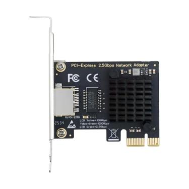 Imagem de xiwai 2,5 Gbps 2500Mbps para PCI Express 1x PCI-E GBE Gigabit 1000Mbps Ethernet LAN controlador adaptador de rede para placa-mãe de desktop