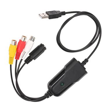 Imagem de Aoresac Placa de Captura de áudio e Vídeo USB 2.0, Gravador Conversor Plug and Play Com Interface Vídeo AV/S, Renderização Alta Velocidade para e Mac OS, Converter, Editar