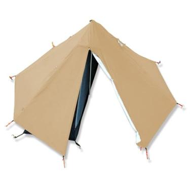 Imagem de barraca de mochila barraca pirâmide de camada dupla tenda de pirâmide 1 pessoa tenda quente tipi tenda de acampamento tenda de acampamento tenda tenda tenda de acampamento tenda de pirâmide ao ar