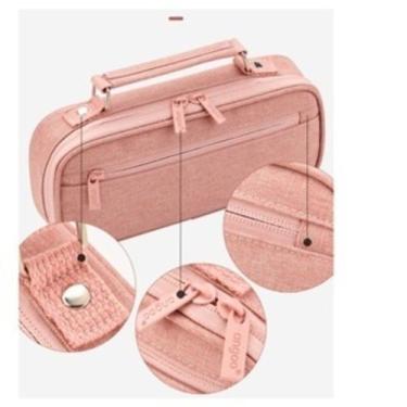 Imagem de Estojo De Lápis De Grande Capacidade Durável Simple COR:rosa - oem, ro