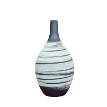 Imagem de Vaso de cerâmica moderno, bancada, retrô, pequeno, arranjo de flores, decoração de escritório, decoração de casa, sala de estar, centros de mesa