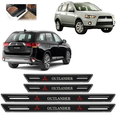 Imagem de Soleira Porta Platinum Outlander Todos 2008 A 2022 Preto