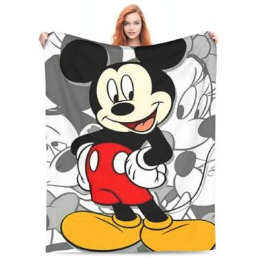 Imagem de Cobertor fofo 152 x 127 cm, cobertor de presente para mulheres e homens, cobertores de flanela macios e felpudos para sofá, viagem