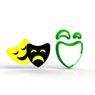 Imagem de Cortador Mascara Carnaval Mod 5 Brinde