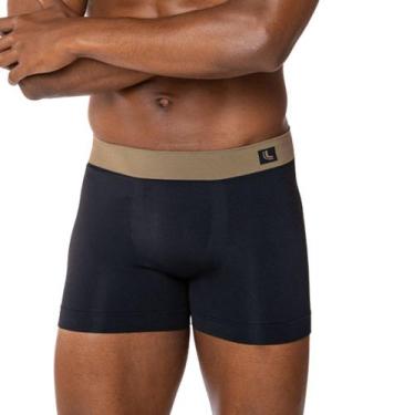 Imagem de Cueca Lupo Boxer Microfibra Sem Costura 766-025, Preto, GG