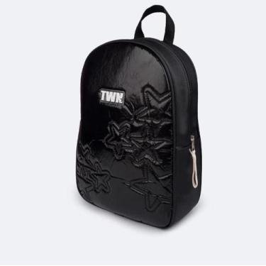 Imagem de Mochila Feminina Infantil Pampili Tweenie Comfy Preta Estrelada