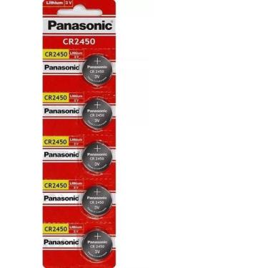 Imagem de 5 Bateria Panasonic Cr2450 Pl5B 3V Lithium