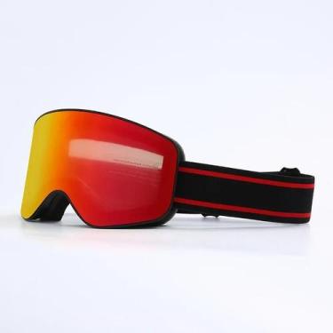 Imagem de Óculos de Esqui e Snowboard Unissex com Proteção UV400 - Antiembaçante