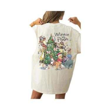 Imagem de Camiseta Familiar Combinando Com a Árvore De Natal Do Disney Pooh E Se