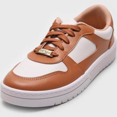 Imagem de Tênis Moleca Feminino Neo Casual Sola Baixa Reta Pelica Leve Ultra Con