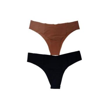 Imagem de Kit/2 Calcinha Biquíni Bonjour K0860 Microfibra T. P/G, M, Pmo, Preto,
