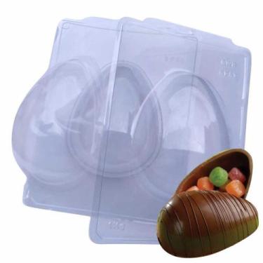 Imagem de Forma Ovo de Páscoa 1 Kg com Silicone SP Ref 3621 - 2 formas - BWB Emb