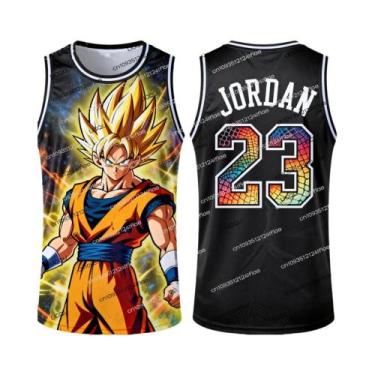 Imagem de Conjunto De Camiseta De Basquete Edição Especial Dragon Ball Z Vegeta 
