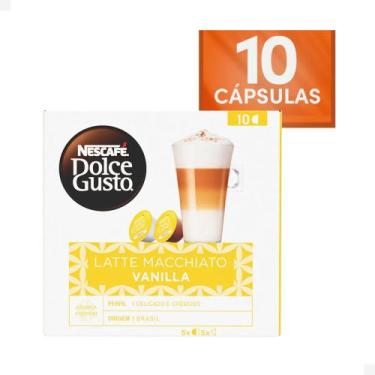 Imagem de Caixa Nescafé Dolce Gusto 10 Cápsulas, Latte Vanilla
