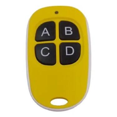 Imagem de Controle para Portao 433Mhz compativel com PPA RCG GAREN Unystem AGL Intelbras Cronnos (Codigo Fixo) - ECO AMARELO