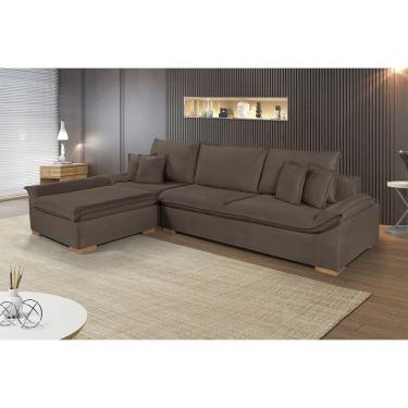 Imagem de Sofa Martins M-201 Veludo Canto Estofados Martins