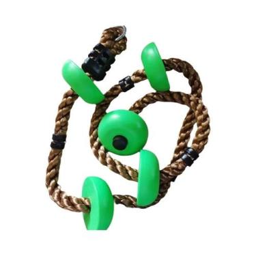 Imagem de Corda De Escalada Infantil Para Uso Interno E Externo, Disco De Balanç