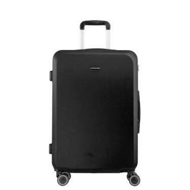Imagem de Mala de Viagem Média Rodas 360 º Uno Racer - Preto, Preto