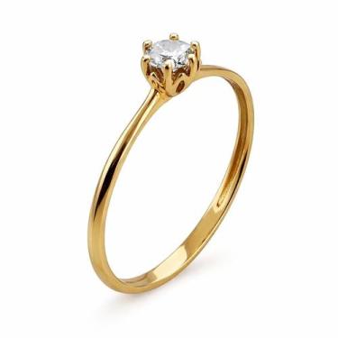 Imagem de Anel Solitário em Ouro 18K com Diamante 0,23 ct - Justino Ribas, 21