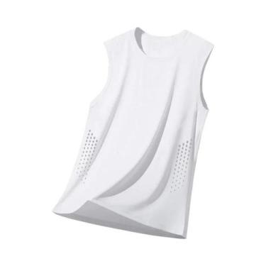 Imagem de Colete De Corrida Masculino De Verão Sem Mangas Respirável Para Treino