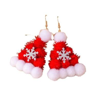 Imagem de Brincos Pendentes De Estrela De Natal Para Mulheres E Meninas, Acessór