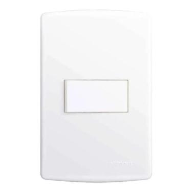 Imagem de Interruptor Simples Alumbra Siena 6511 Branco 4x2 10A - Congratulation
