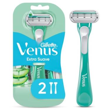 Imagem de Gillette Venus Aparelho de Depilação Descartável Sensitive, Pele Sensível, 2 Unidades