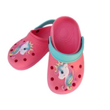 Imagem de Sandalia Babuche Infantil Menina Borboleta Papete Feminina Personagem 