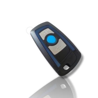 Imagem de Carcaça Reposição Chave Presença X2 X3 X4 X5 X6 X7 320i 130i Azul - Fo