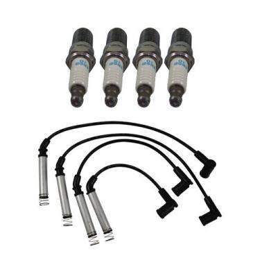 Imagem de Kit de Cabos de Velas e Velas de Ignição Zetec 1.6 -Cód.4033 - NGK