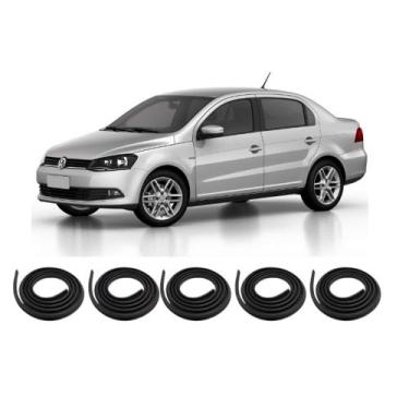 Imagem de Kit Borracha Vedação Das 4 Portas + Borracha Do Porta Malas Voyage 200