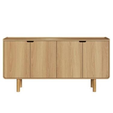 Imagem de Buffet Balcao 4 Portas 160 cm Pes Madeira Maciça 28095 Artesano