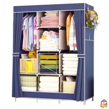 Imagem de Organizador Guarda-Roupa Dobrável Adulto e Infantil Portatil Sapatos C