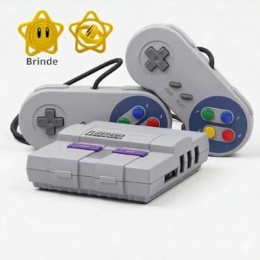 Imagem de Game Retro Mini Super Nintendo 2 Controles + Pack com todos os Jogos de Snes
