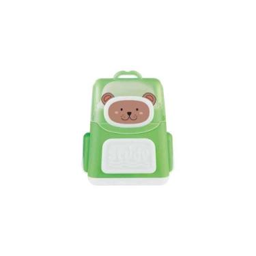 Imagem de Apontador Duplo Com Borracha E Depósito Mochila Tris Verde