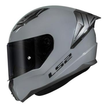 Imagem de Capacete Masculino Feminino Moto Ls2 FF810 Vigo Cinza, Nardo Grey, 56