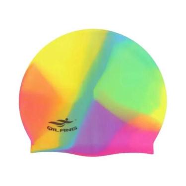 Imagem de Toucas de Natação Unissex de Silicone - À Prova D'Água, Flexíveis e co