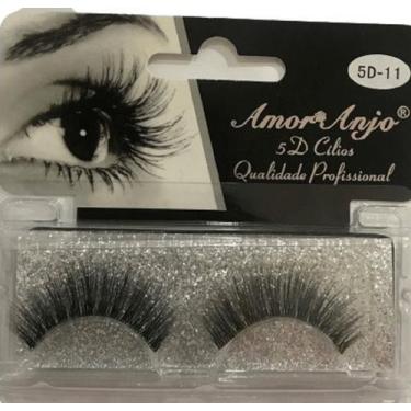 Imagem de Cílios Postiços 5D Par 011 Amor Anjo Maquiagem Modelo Natural - Moveis