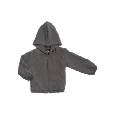 Imagem de Jaqueta Preto Nylon Capuz Infantil Anjos Baby, Cinza, 3