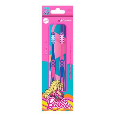 Imagem de Escovas de Dente Barbie Edição Limitada Décadas 50/65 anos Blister Dup