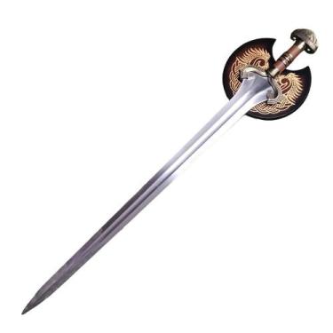 Imagem de Espada Éowyn Fantasia Medieval Tolkien Colecionável Cosplay Com Suport