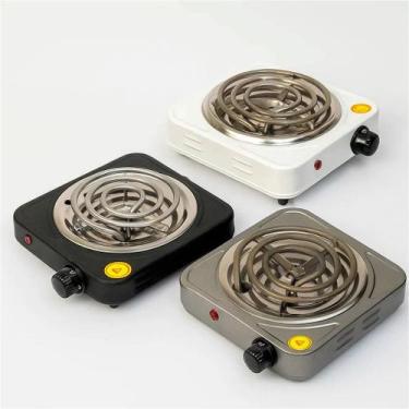 Imagem de Fogão Fogareiro Elétrico 1 boca Portátil Pratico Espiral Camping Lazer