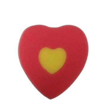 Imagem de Esponja Para Banho Infantil Coração - Art House, Vermelho