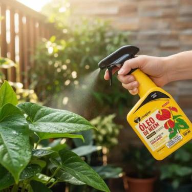 Imagem de Óleo Neem Nim 500ml Pronto Uso Repelente Natural Combate Cochonilha Pu